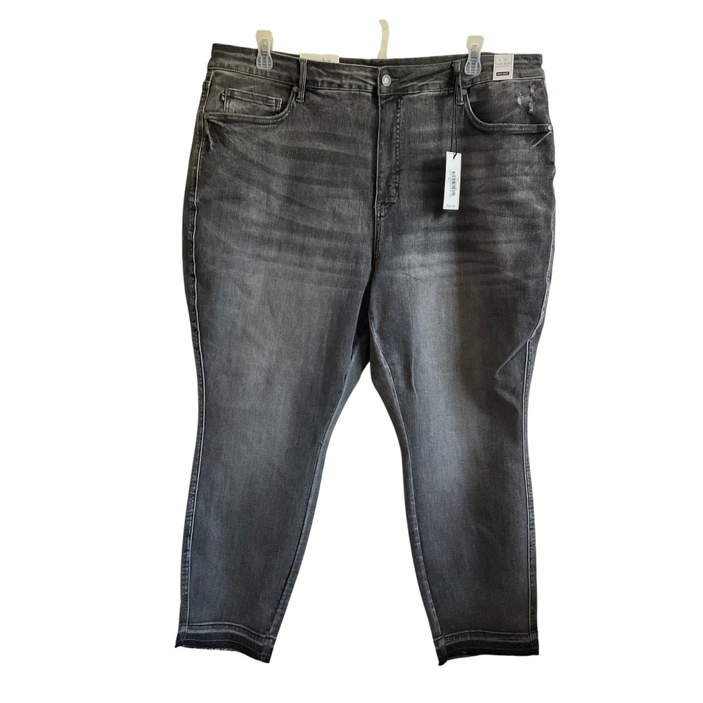 Judy Blue Plus Size High Rise Grey Skinny Jeans - Size 24W - NEW